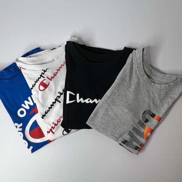 Lot of 4 - Boy's Champion T-Shirts, Size: Small - Picture 1 of 10